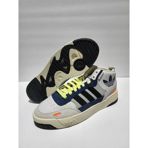 Adidas Originals Post UP Cloud White Navy Blue Basketball Shoes H00173 Size  8.5